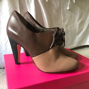 Anthropologie leather pumps